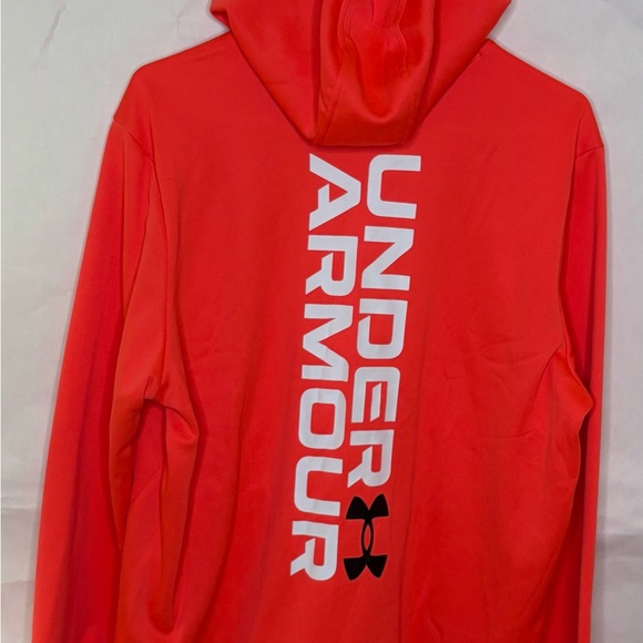 NEW with tags! Men’s Size Large Under Armour Fleece Graphic Hoodie - Picture 2 of 7